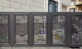 滁州別墅大門廠家為客戶定制安裝平移大門